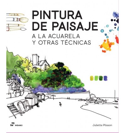 Pintura de paisaje a la acuarela y otras técnicas