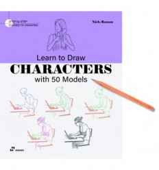 LEARN TO DRAW CHARACTERS WITH 50 MODELS